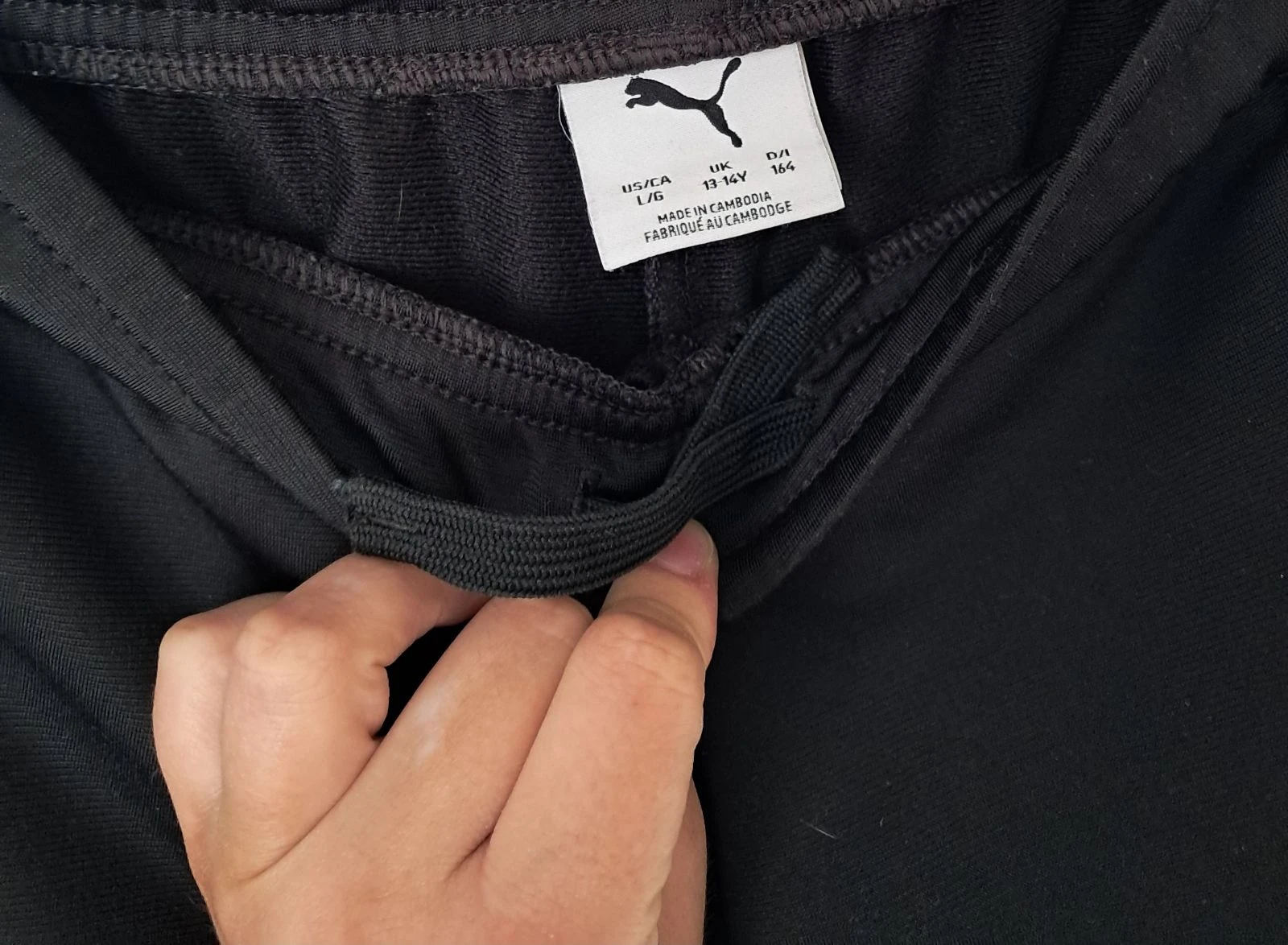 Conjunto de moletom Puma preto 13-14 anos – photo 11